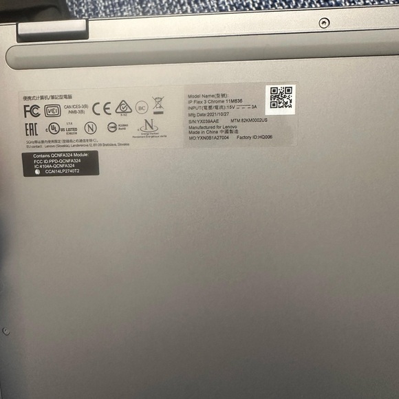 Lenovo Gray Laptop - Picture 4 of 7